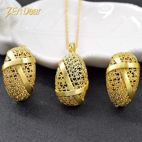 ZEA Dear Jewelry Classic Jewelry Findings Cross Jewelry Sets For Women Necklace Earrings Pendant For Anniversary Jewelry Gifts