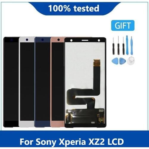5.7" Display Original For Sony Xperia XZ2 LCD Display Touch Screen Digitizer XZ2 For Sony XZ2 LCD Screen AAA quality