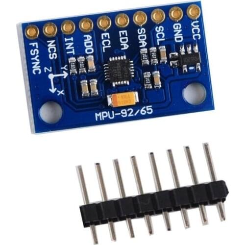 1Set SPI IIC/I2C GY-9250 MPU 9250 MPU-9250 9-Axis Attitude +Gyro+Accelerator+Magnetometer Sensor Board Module MPU9250 3-5V Power