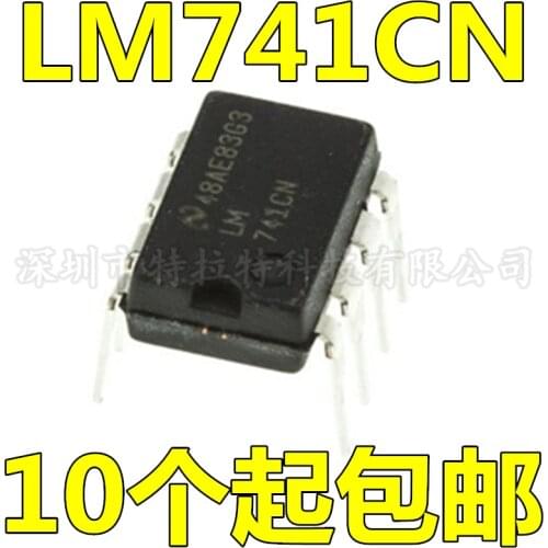 10pcs/lot LM741CN DIP8 LM741 DIP DIP-8 741CN DIP-8 Operational Amplifier LM741C