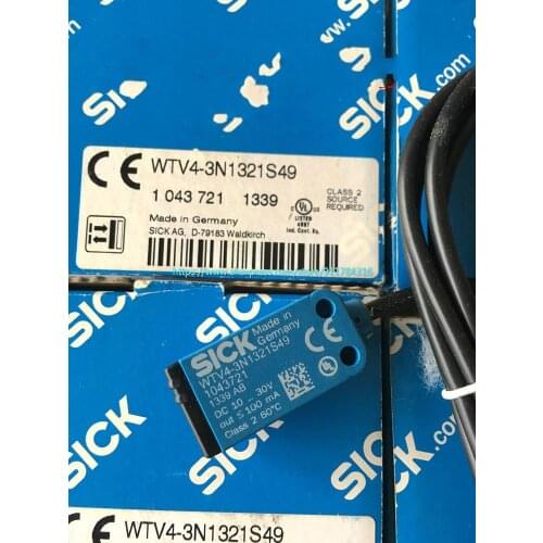 100% New Original Noodle Reflective Optoelectronic Switch WT4-2N112S28 WTV4-3N1321S49