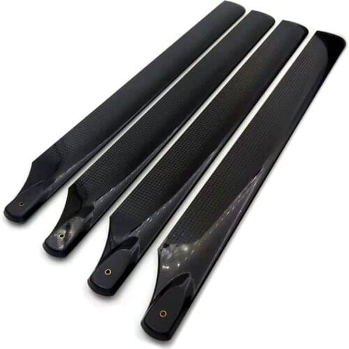 2 pairs Thunder tiger blade 430mm Carbon Fiber Main Rotor Blade for Align Trex 500 Helicopter