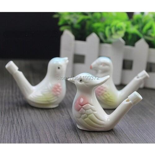240pcs new water bird whistle clay bird Birds ceramic china Glazed whistle-peacock Birds Warbler Novelty Free Shipping