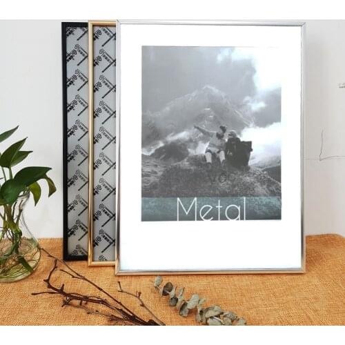 DIY Aluminum Picture Frame For Wall Deocr Metal Poster Frame 40X50 40X60 60X60cm Wall Art Decorative Photo Frame,Unassembled