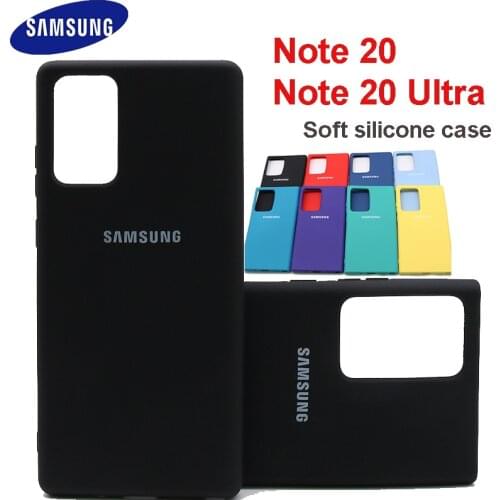 Note 20 Case For Samsung Galaxy Note 20 Ultra Liquid Silicone Cover Protective Silky Soft-Touch Shell For samsung Note20 Ultra