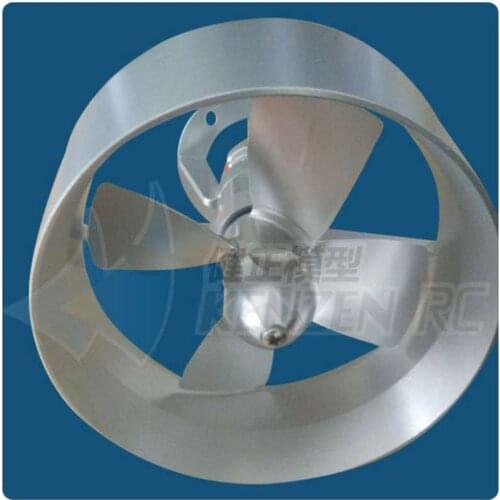 Dia 150mm 4 Blades Kort Nozzle Ducted Propeller Assembly for Electric Motor Underwater Thruster Robot ROV AUV Submarine RC Boat