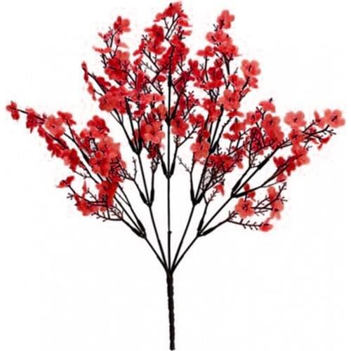 Simulation Gypsophila Bright Color Realistic Portable Faux Silk Flower Beautiful Lightweight Durable Lifelike Fake Flowers