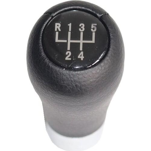Leather Gear Shift Knob With For BMW 1 3 5 6 Series E30 E32 E34 E36 E38 E39 E46 E53 E60 E63 E83 E84 E87 E90 E91 E92 F30