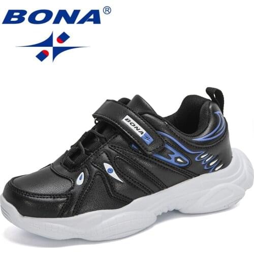 BONA 2020 New Designers Trendy Sneakers Sport Shoes Children Leisure Trainers Casual Footwear Kids Brand Walking Jogging Shoes