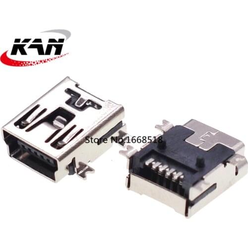 20pcs MINI 5P USB Charging Charger Port 5P USB Jack Socket Repair Part For PS3 Wireless Controller Joypad