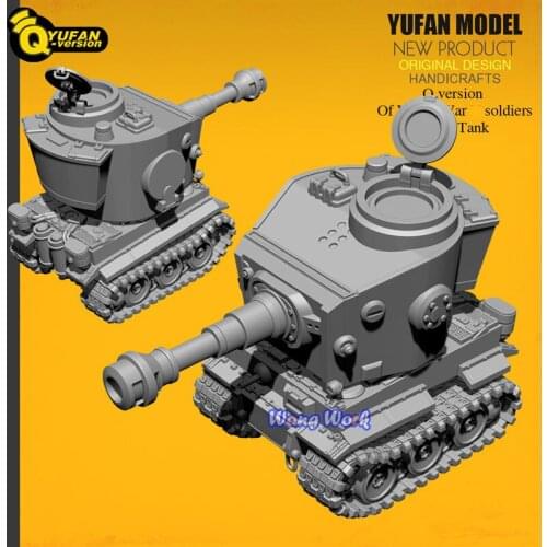 Wong Work Unpainted 1/32 Resin Model Kits Garage Kit MINI Tank Figure Unassembled Statue WW-2019
