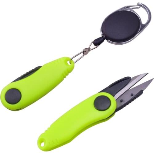 DoU Fishing Quick Knot Tool kit Shrimp-type Fishing Line Cutter Clipper Nipper Hook Sharpener Fly Tying Tool Tackle Gear