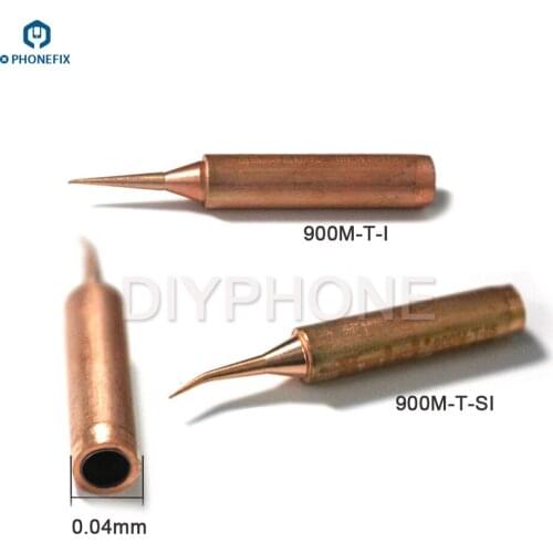 PHONEFIX Pure Copper 900M-T Soldering Iron Tip Lead-free Soldering Tools For Hakko 936 Series Soldering Rework Station