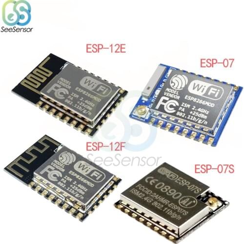 New ESP-07 ESP-07S ESP-12E ESP-12F (Replace ESP-12) ESP8266 Remote Serial Port WIFI Wireless Module Intelligent Housing System
