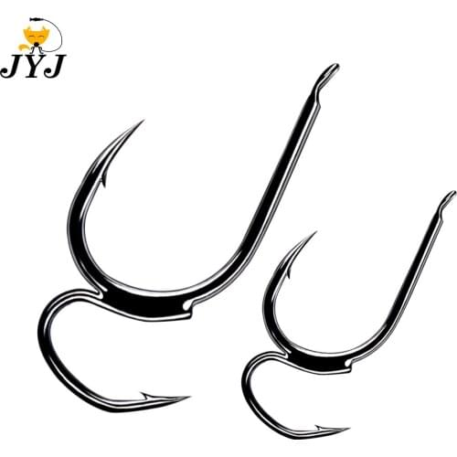 6# 7# 8# 9# 10# 11# High-carbon Steel Two Strength Tip Sharp Fighting Fishing Hook With Barbed Fish Gear For Fishing