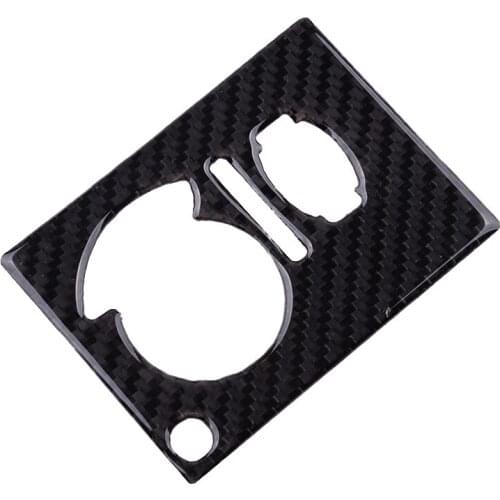 Carbon Fiber LHD Front Headlight Switch Panel Cover Trim Frame Fit for Dodge Challenger 2008 2009 2010 2011 2012 2013 2014