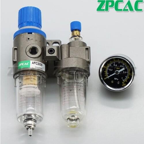 Air source processor, oil water separator, AFC2000 filter pressure reducing valve, AFR2000+ oil mist device, AL2000