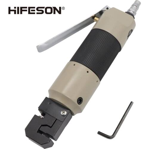 HIFESON Professional Pneumatic tools Air tools Air Punch Flange Tool Sign Punching Metal Folding Machine 3mm 5mm Hole for Rivet