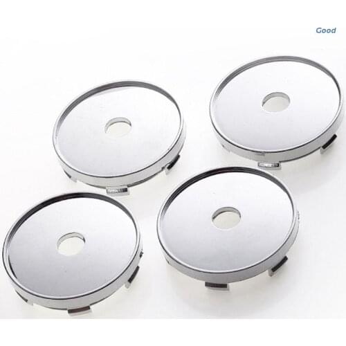 4pcs/set Universal 60mm Car Wheel Hub Center Hubcaps Rim Dust Cover Auto Accessories Replacement Parts