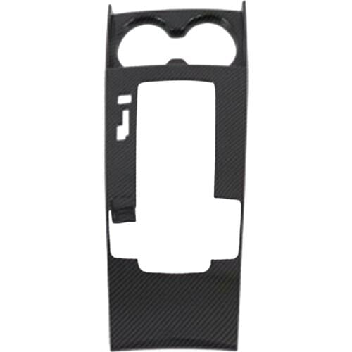 ABS Carbon Fiber Style Front Gear Shift Panel Frame Cover Trim Fit for Mazda 3 2019 2020