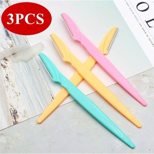 Eyebrow Trimmer Safety Mini Portable Painless Face Razor Clean Blade Shaver Eye Brow Cutters Shave Hair Makeup Tool