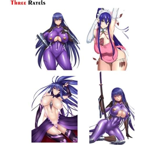 Three Ratels F616 Akiyama Rinko Taimanin And More Drawn By Car Vinyl Sticker Skateboard Decal