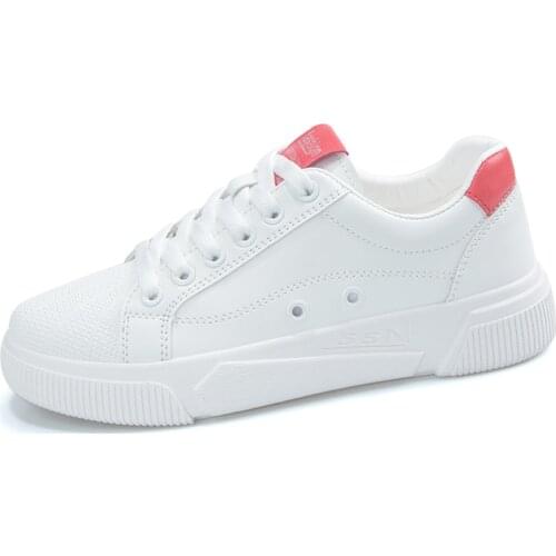 2020 Women Tennis Shoes Bottom Sneakers Gym Female Sport Walking Breathable leather Women Sneakers Lightweight Sports Tenis Shoe