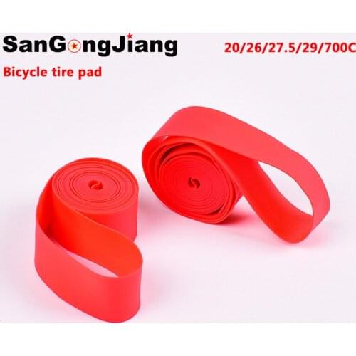 1 pair Bicycle Tire Cushion Rim Tape Inner Tube Rim Strap Tires Protector for bike wheelset