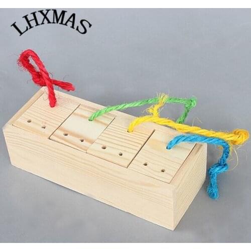 2016 Bird Parrot Foraging Educational Toys Feeding Vessel Large Gray Parrot Puzzle Toy D406