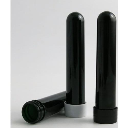 24 x 30ml 30g Promotion Plastic Empty Mask Bottle Women Cosmetic Container Black White Cap Candy Pot Test Tube Refillable Tubes