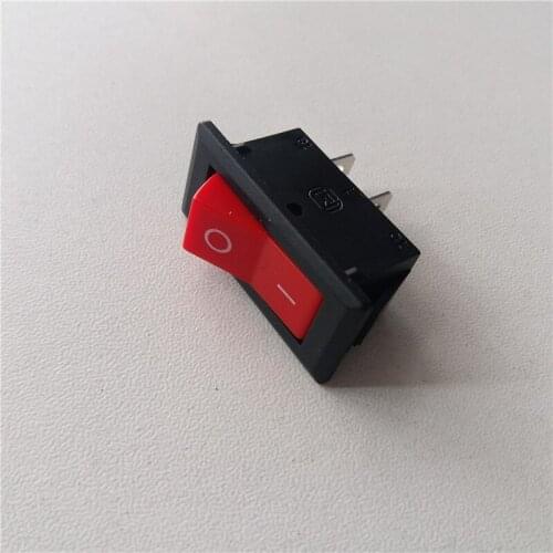 30pcs rocker switch self locking 250V 6A switch 2pin 2 gear KCD2-101 13*29mm ON-OFF for power supply