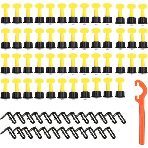 76pcs Angle Leveling Wedges Alignment Tile Spacers Flooring Wall Tile System Leveler Positioning Locator Construction Tools