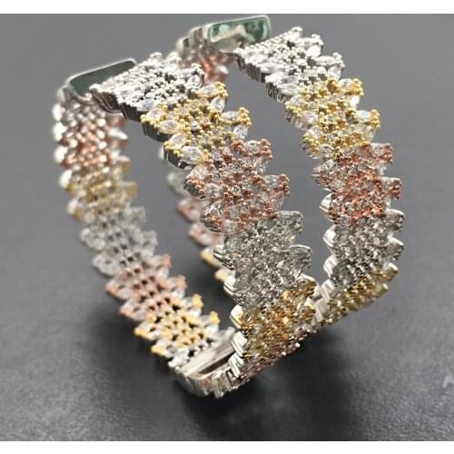 Lanyika Fashion Jewelry Neoteric Shiny Geometric Big Ear Loops Micro Plated Wedding Engagement Elegant Earrings Daily Best Gift