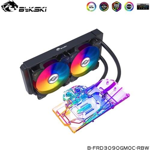 Bykski GPU Water Cooling Kit For GIGABYTE Geforce RTX 3090 GAMING/EAGLE/VISION OC 24G /3080 3X 10G,B-FRD3090GMOC-RBW