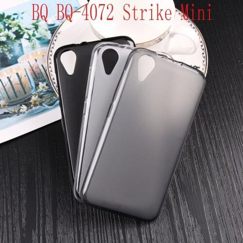 FOR BQ BQ-4072 Strike Mini 4072 Case Soft TPU Gel Back Protective Cover Coque Shell fundas Caso Capa matte pudding silicone
