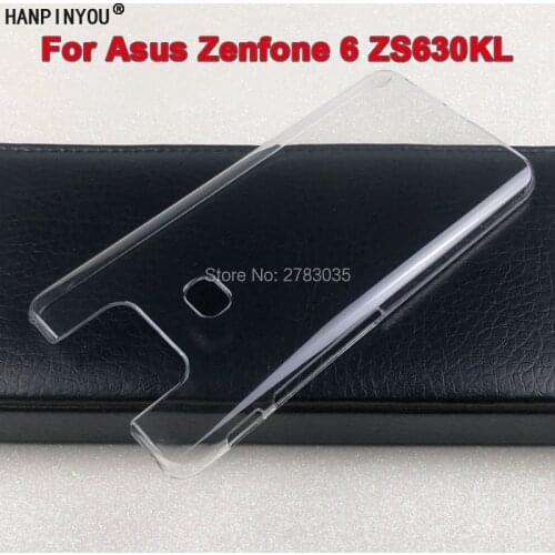 For Asus Zenfone 6 ZS630KL 6.4" Glossy Snap Phone Case Crystal Invisible Hard PC Cover Clear Protect Back Shell