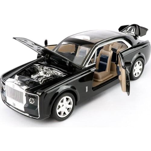 KaKBeir 1/24 Die Casting Luxury Model Car (M929E-6) New Design W/ 2 Doors Smooth Painting Simulation Sunroof