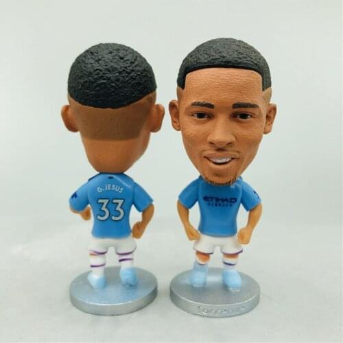 Soccerwe 2.55" Height Soccer Dolls City 33# Jesus Dolls 2020 Blue Collections Vivid Figures