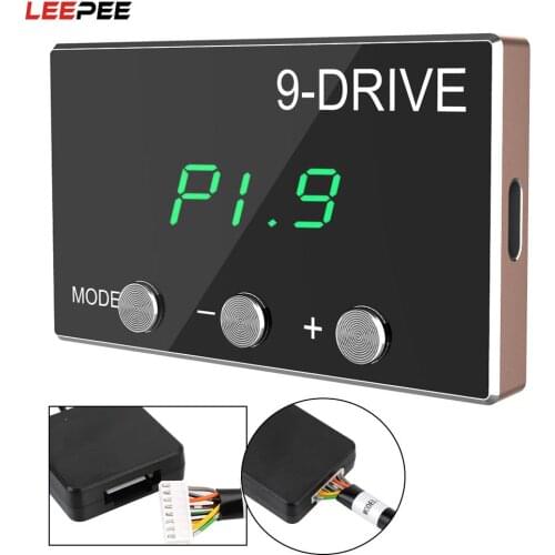 LEEPEE 9 Drive 5 Modes Tuning Parts Accessory Racing Accelerator Potent Booster Throttle Response Controller Plug Play