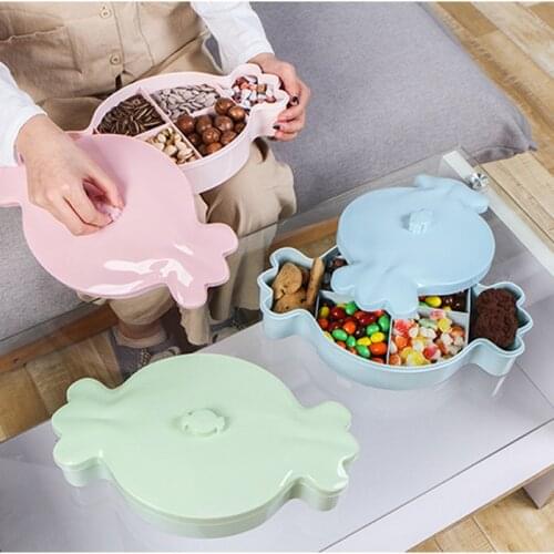 Cute Storage Tray Fashion Fruit Tray Decorative Plate Food Dessert Storage Dish Decoration Candy Box 29.5*17.8*6.5cm Platos