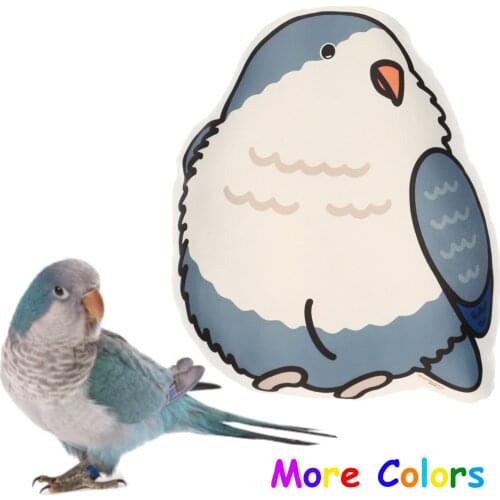 Quaker Parrot Monk Parakeet Plush Pillow Cushion Bird Parrot Gift