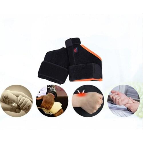 Reversible Sports Wrist Brace Fitted Right Left Thumb Stabilizer Wrist Support Wrap Basketball Bandage Tennis Weightlifting