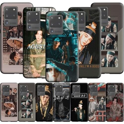 Agust D Suga King Silicone Case for Samsung Galaxy Note 20 10 9 8 S20 Fe S10 S10E S9 S8 Plus Ultra Lite S7 Edge