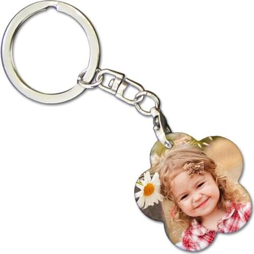 Sublimation blank MDF Wood key chain can print your custom photo thermal transfer printing materials 22styles wholesales