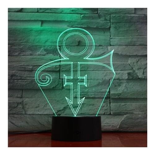 3D USB Led Night Light Creative Letters Table Lamp Creative God Cross Lamp Light Fixture Gift Bedside Sleeping Night Light 1530