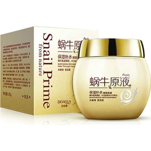 Snail Prime Essence Sleep Mask Anti Wrinkle Moisturizing Whitening Oil Control Acne Treatment Shrink Pore Face Skin Care