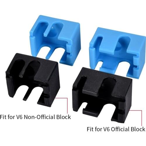 V6 Silicone sock Support V6 Stock official version J-head 1.75/3.0mm Bowden& direct Extruder RepRap For 3D printer parts