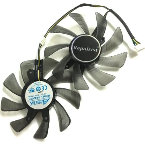 2pcs/lot 85mm diameter 4Pin GA92O2H Graphics card fan VGA Cooler Fans For GALAXY GTX660/660TI/670/680 Video Card cooling