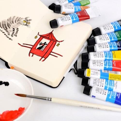 Winsor&Newton 12/18/24 Colors 10ml Professional Watercolor Paints Tube Set Watercolor Painting Pigment for Painting Art Supplies
