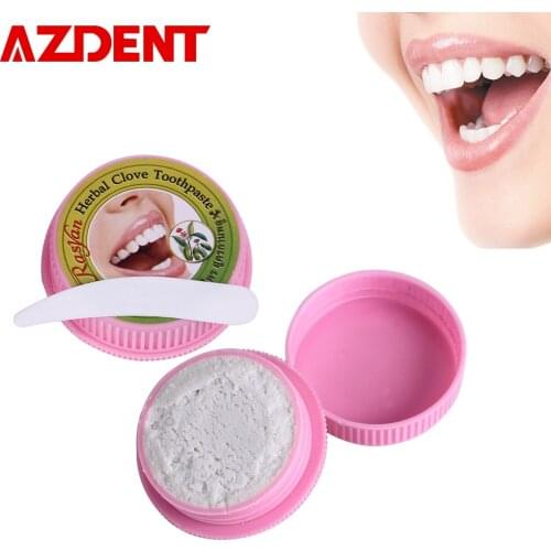 10g/25g Toothpaste Teeth Tooth Whitening Natural Coconut Herb Clove Mint Flavor Tooth Paste Kit Dentifrice Remove Stain Cleaning